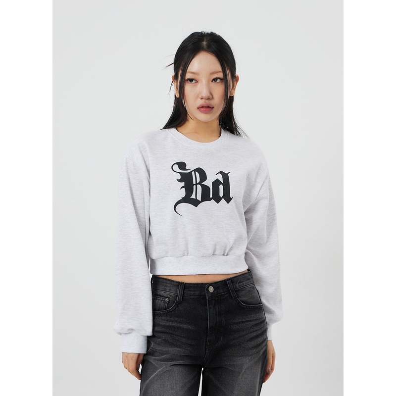 Graphic Cropped Sweatshirt CF327