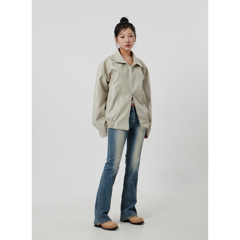 Low Rise Bootcut Jeans CF302|Blue|Dark blue|Dark gray|S|M|L