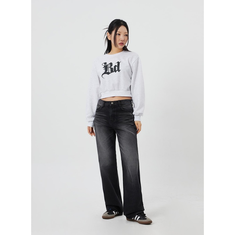Mid-Rise Bootcut Jeans CF327|Black|S|M|L|1XL
