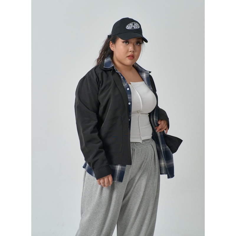 Plus Basic Oversized Jacket IF317