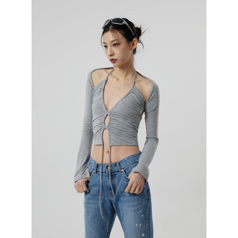 Slim Fit Bolero CF309|White|Gray|Black|S/M