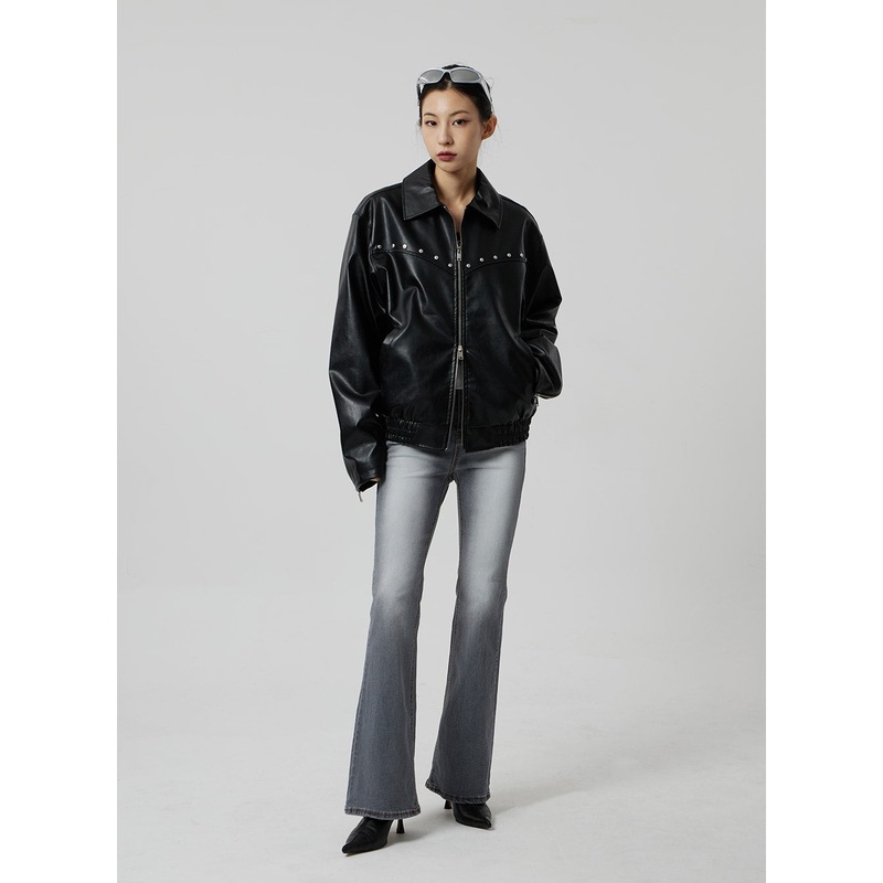 Slim Fit Bootcut Jeans CF307|Light gray|S|M|L