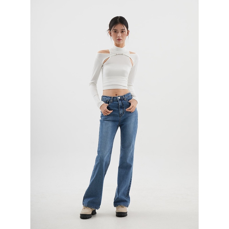 Slim Fit Bootcut Jeans CJ311|Blue|S|M|L
