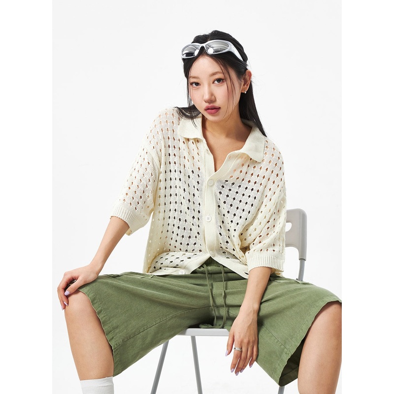 Cargo Midi Pants Unisex CA307|Light beige|Green|Dark gray|M/L