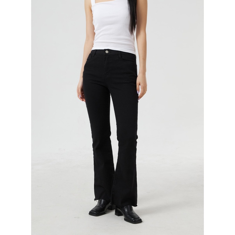 Cutting Hem Bootcut Pants BM304