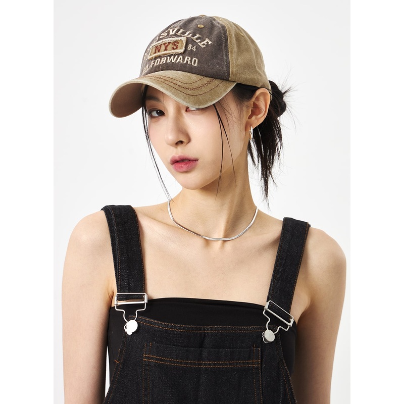 Graphic Baseball Cap CA311|Dark beige|Blue|Red|Dark gray|One Size