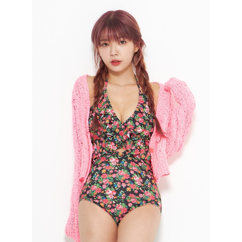 Knit Cropped Cardigan IA314|Pink|Light blue|Black|S/M