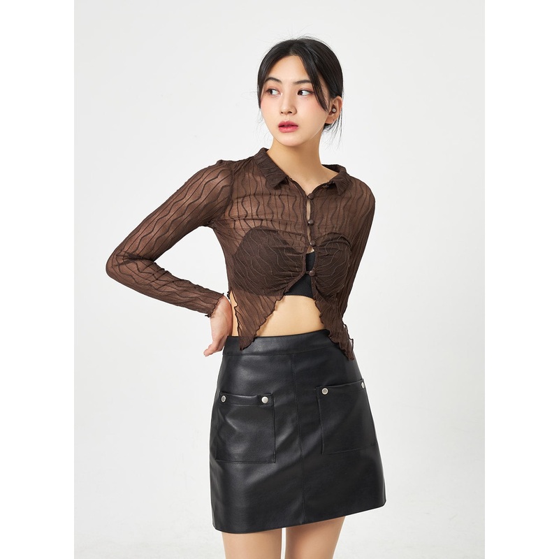 Layered Top And Blouse Set BA310