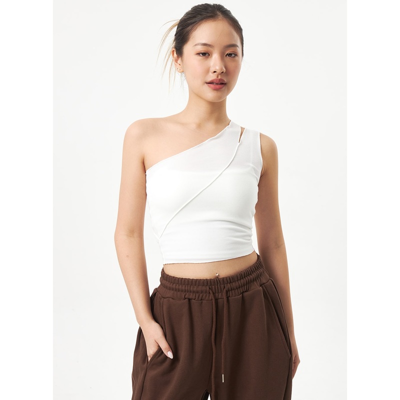 Off-Shoulder Cut Out Top CA318