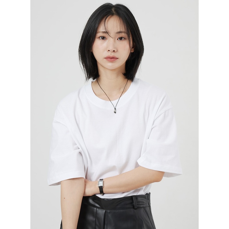 Oversized Tee OM303|White|Black|M|L|XL