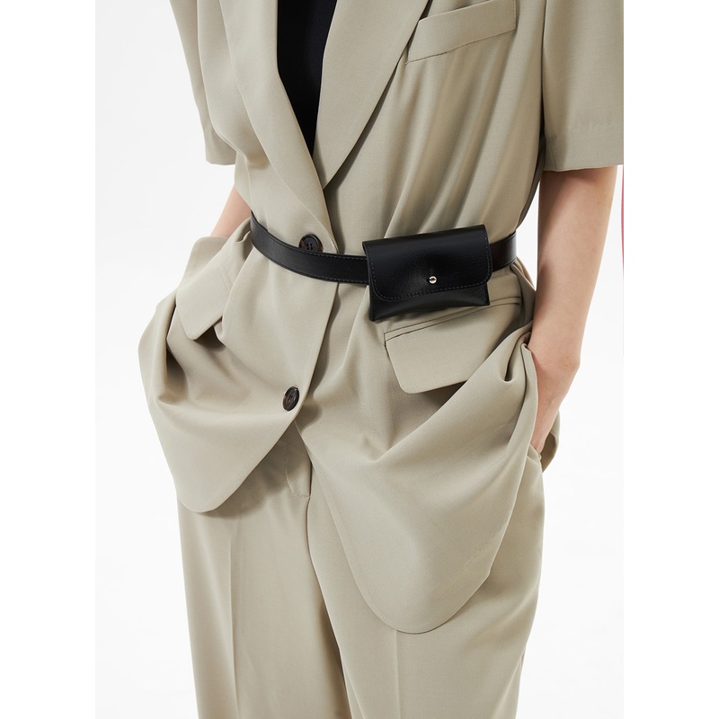Belt Mini Bag OA320|Light beige|Brown|Light gray|Black|One Size