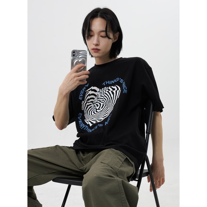 Graphic Cotton Tee Unisex CY322