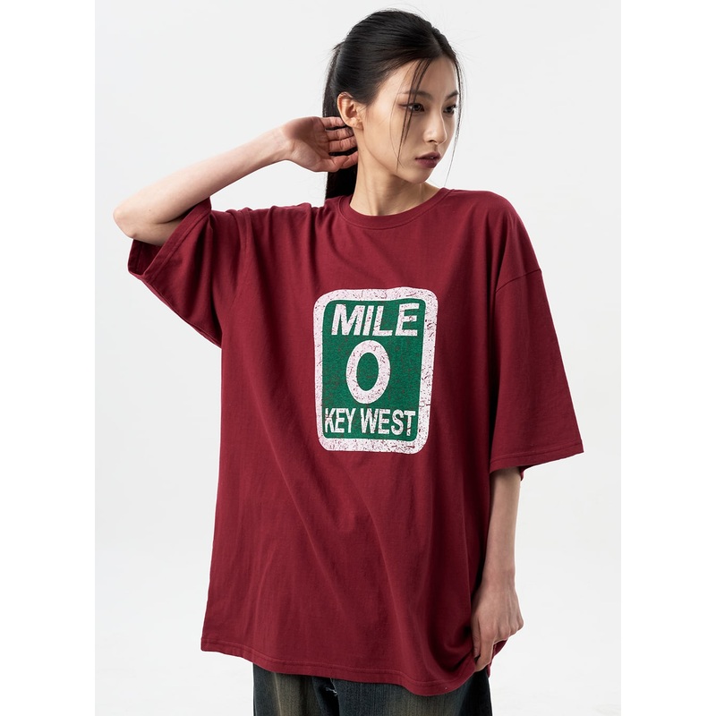 Graphic Tee Unisex CY310|White|Dark red|Black|M/L