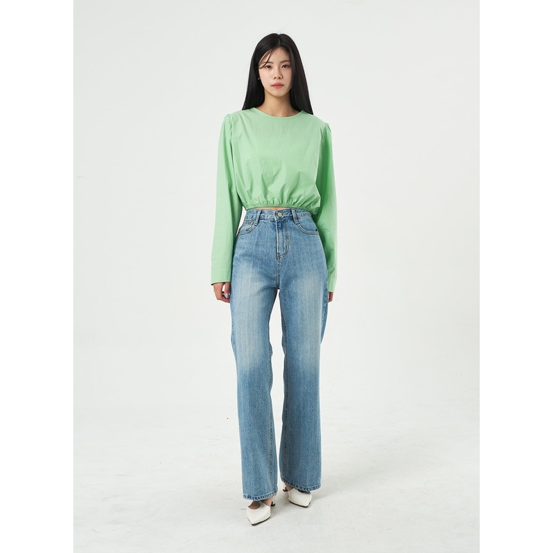 High Waist Jeans OA325|Blue|S|M|L