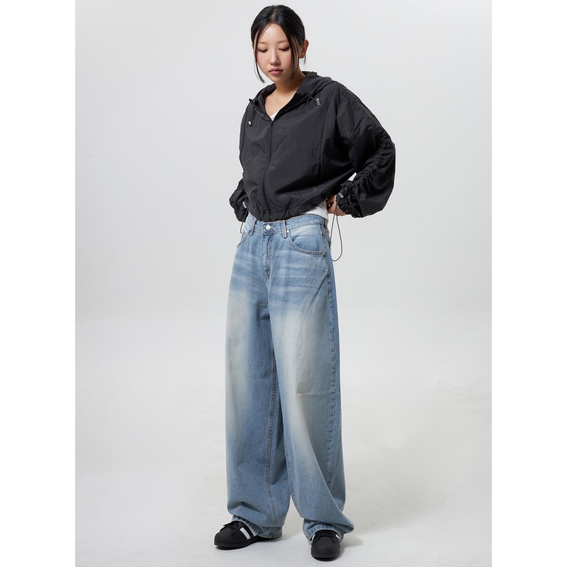 Low Rise Baggy Jeans CY324|Blue|S|M|L