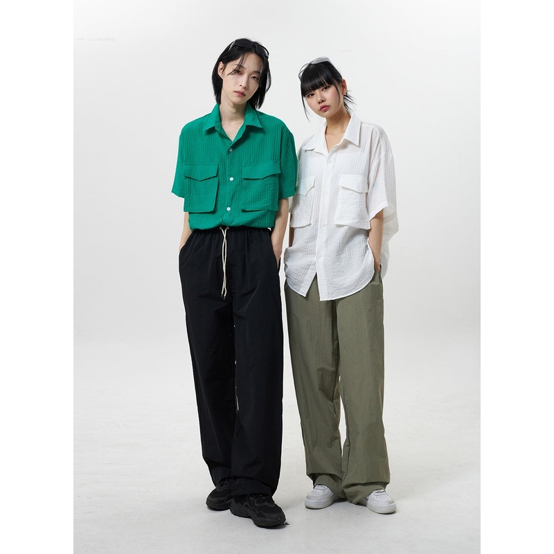 Nylon Track Pants Unisex CY318