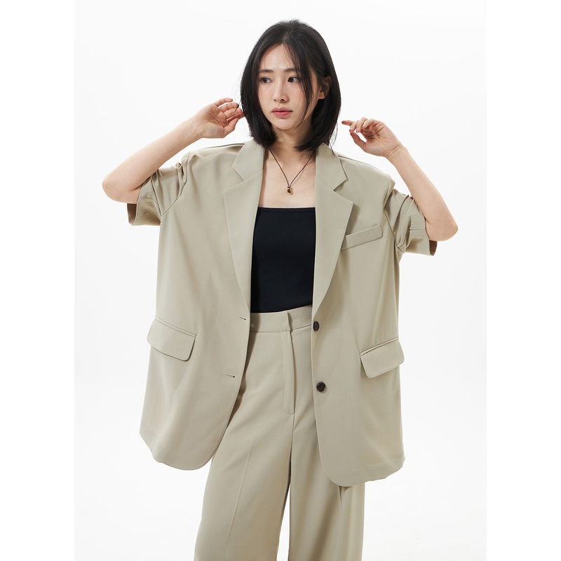 Short Sleeve Blazer Jacket OA320