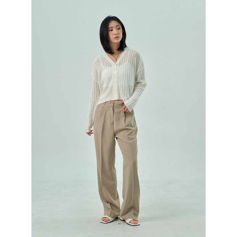 Wide Basic Tailored Pants OY310