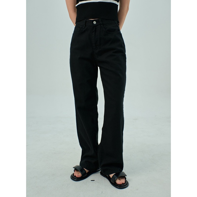 Wide Leg Cotton Pants OY310|White|Black|S|M|L