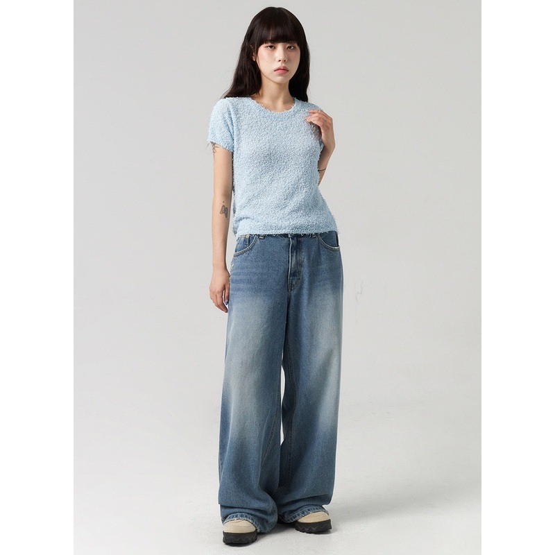 Baggy Jeans CL313|Blue|S|M