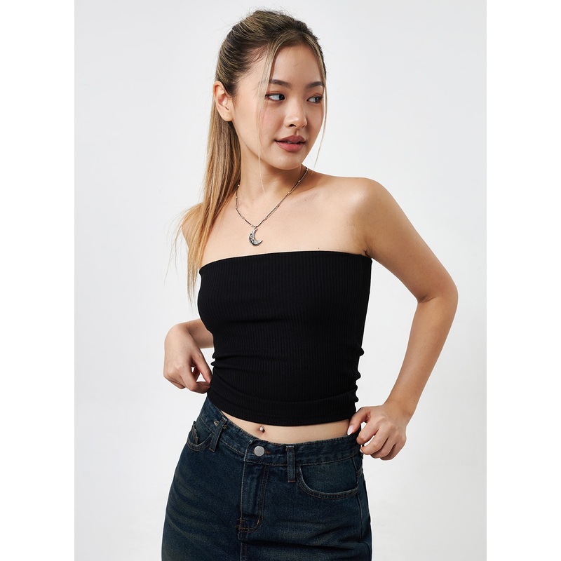 Basic Tube Top CY331|White|Yellow|Blue|Light green|Black|S/M