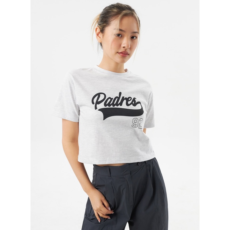 Padres Graphic Tee CU302|Light gray|Dark blue|Black|S/M