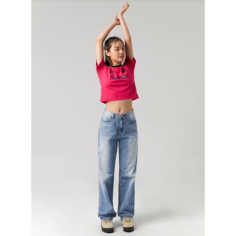Straight Leg Jeans CU329|Blue|S|M|L