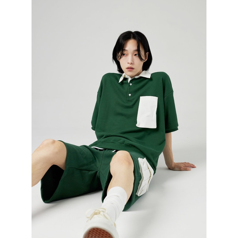 Two Color Polo Tee Unisex CU315