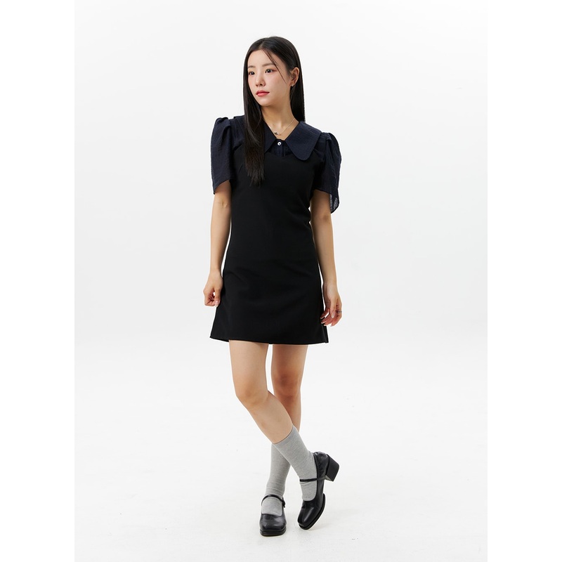 A-Line Mini Dress OL331|Black|S/M