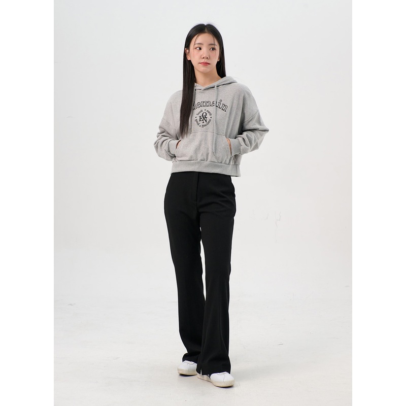 Boot Cut Slim Pants OS302|Light beige|Beige|Black|S|M|L