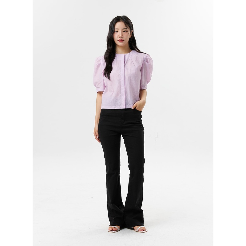 Bootcut Cotton Pants OL324|White|Black|S|M|L|XL|2XL