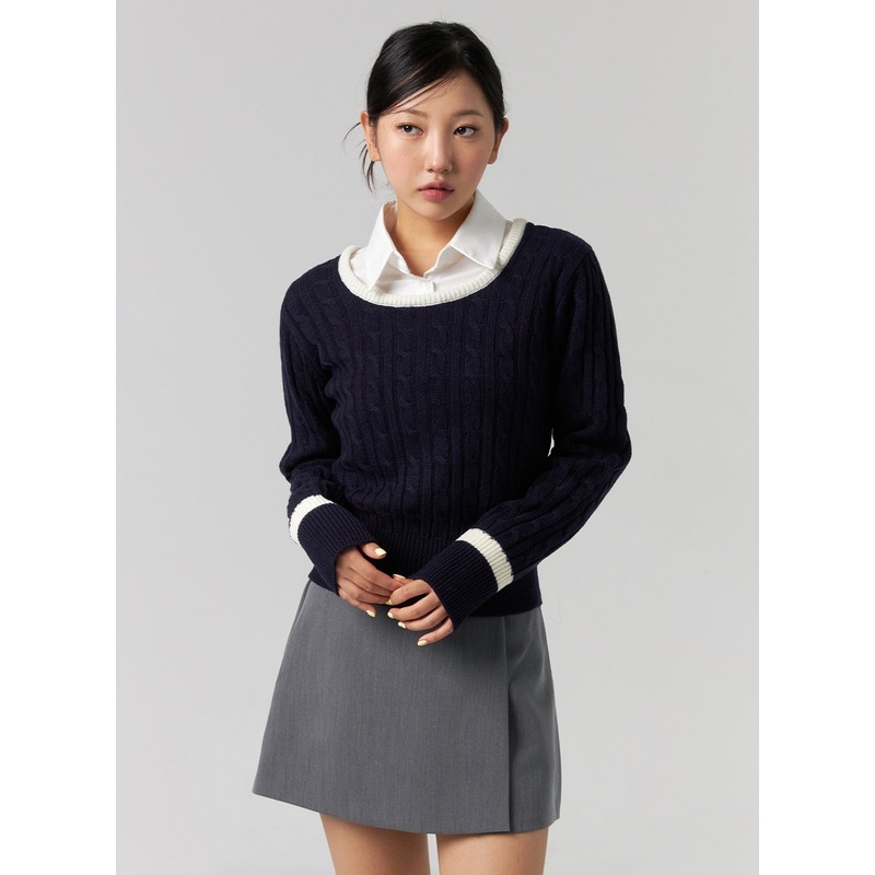 Classic Cable Knit Sweater CG329