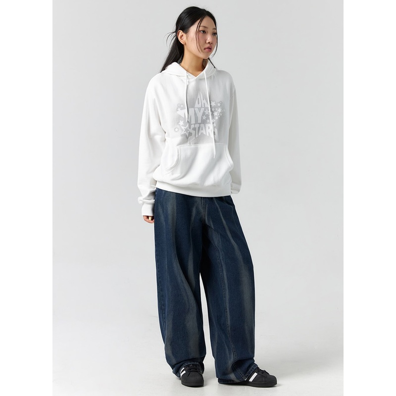 Dark Wash Wide Leg Jeans CS303