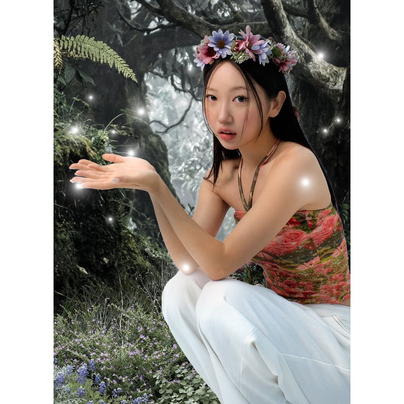 Flower Decor Hair Band IG312|Pink|One Size