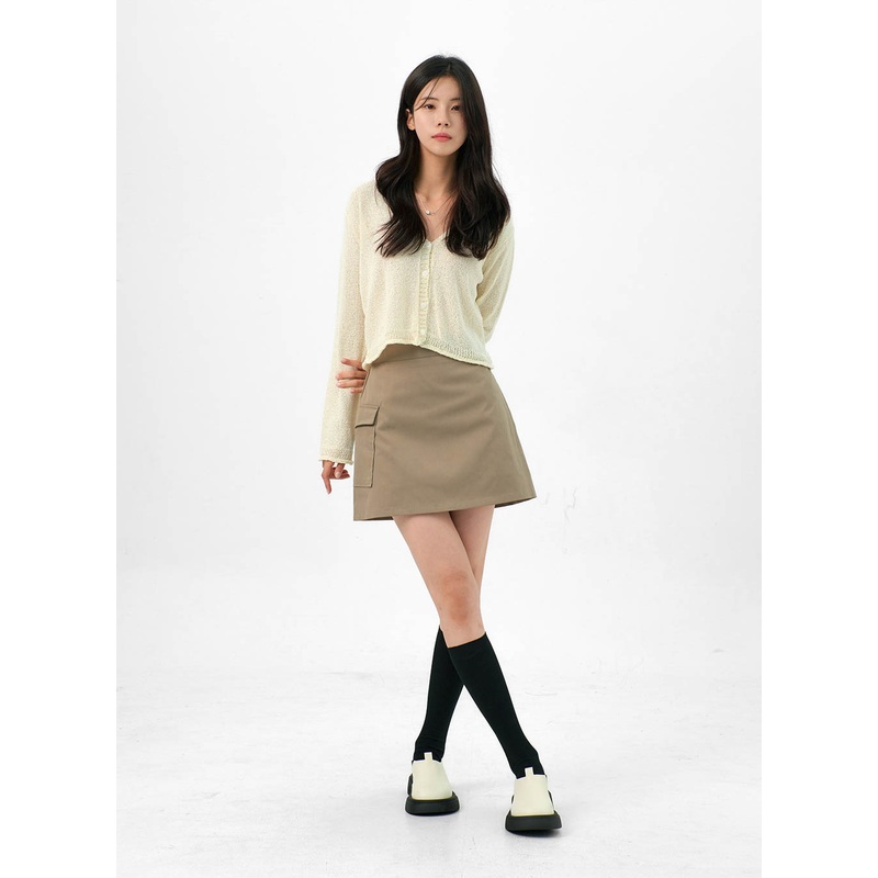 H-Line Mini Skirt with Pocket OG322