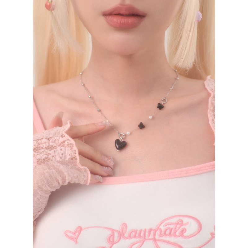 Heart And Butterfly Necklace IL306