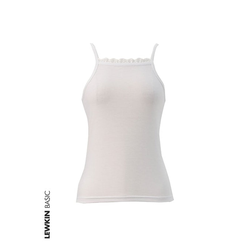 Lace Bra-Cap Camisole IG320|White|Black|S/M