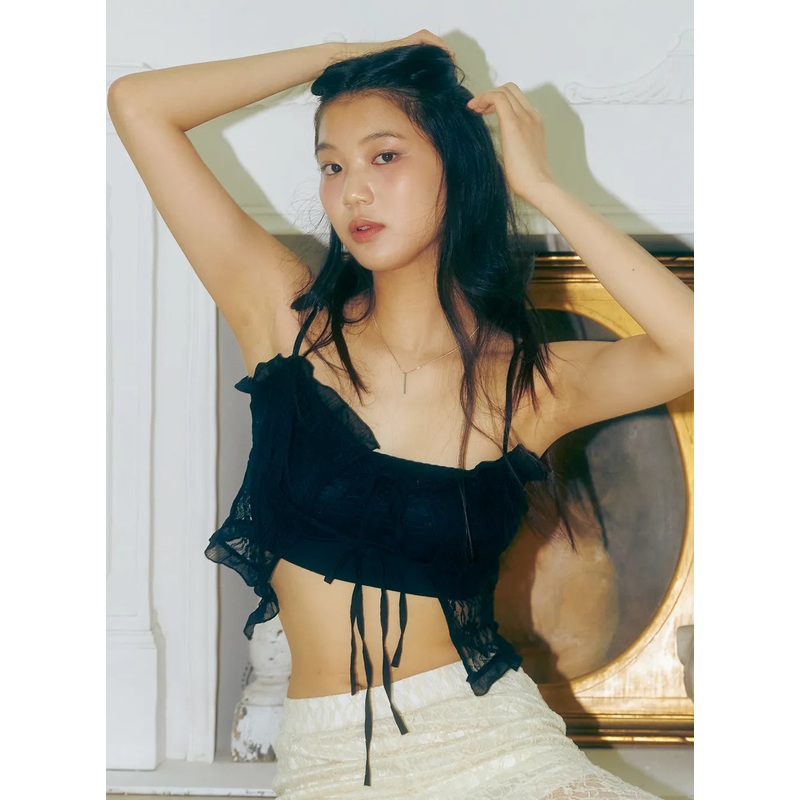 Lace Top IL331|White|Black|S/M