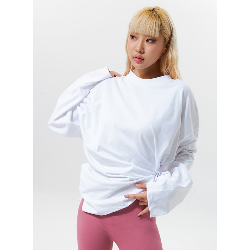 Loose-Fit Basic Long-Sleeve Tee IG320