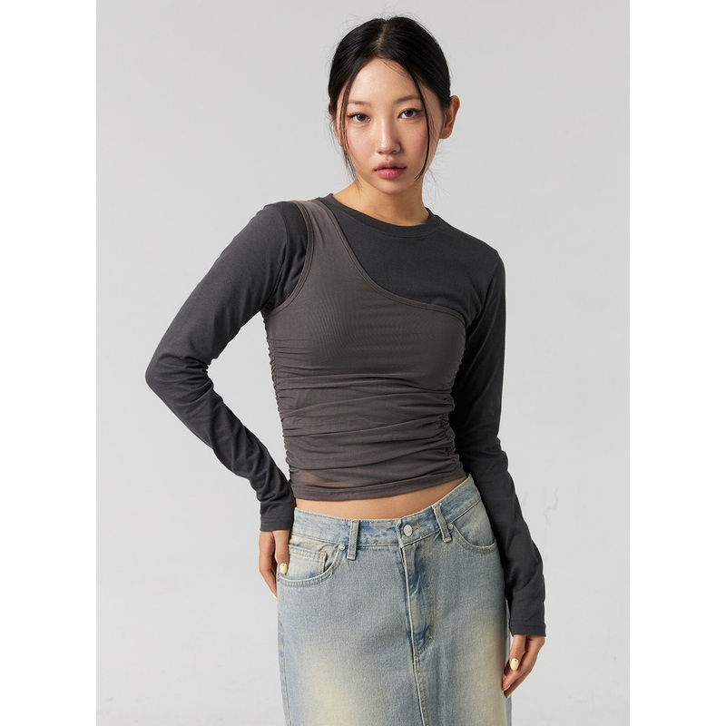 One-Shoulder Cami and Scarf Set CG327