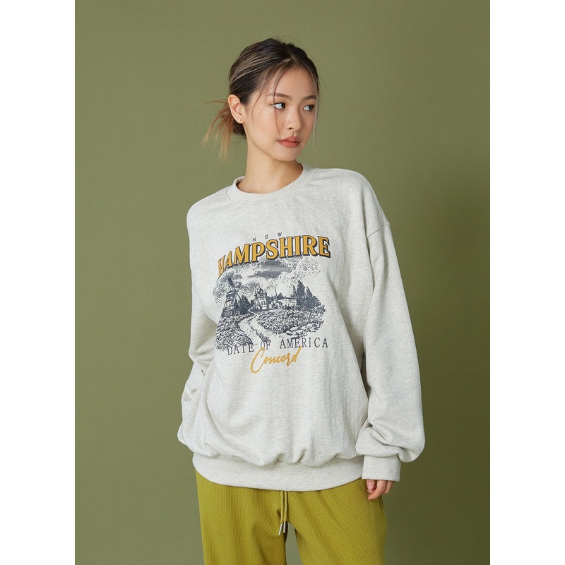 Printing Loose Fit Sweatshirt CG12