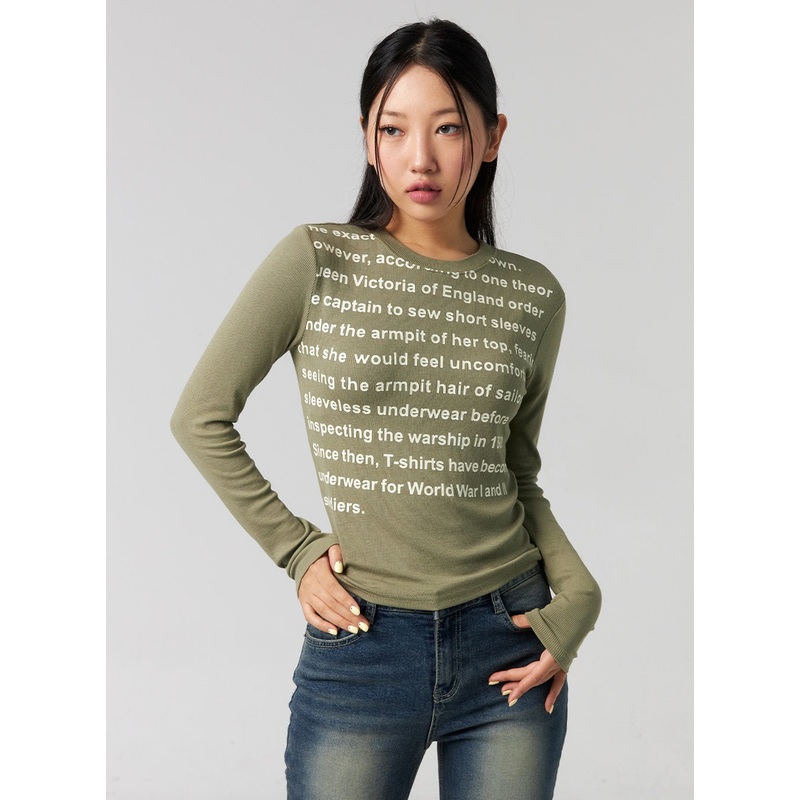 Slim-Fit Graphic Tee CG327|White|Dark green|Black|S/M