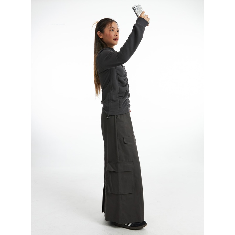 City Safari Pocketed Maxi Skirt CO318