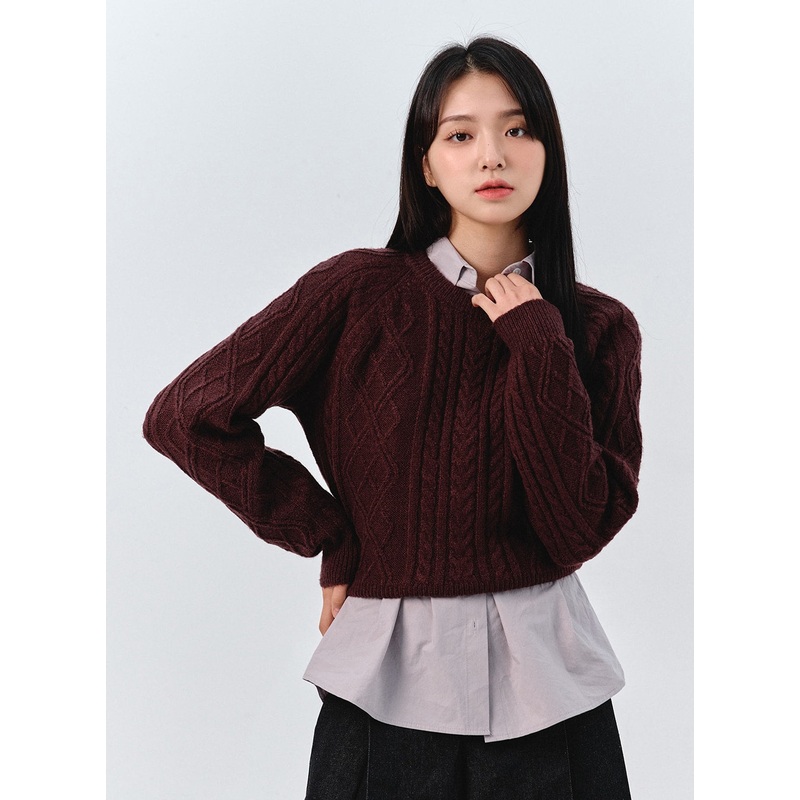 Classic Cable Knit Sweater OO319