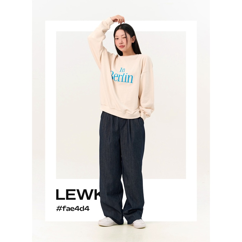 Comfy Wide Leg Jeans IO317|Black|Dark blue|M|L|1XL