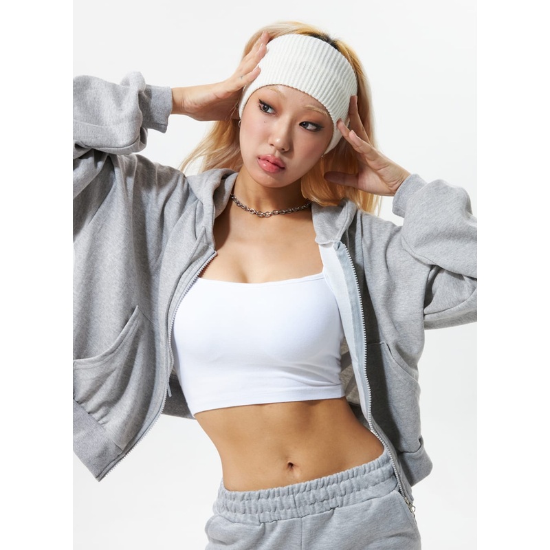 ComfyZ Zip-Up Hoodie IS322|Grey|Light beige|Orange|Dark red|Dark green|Blue|Light grey|Dark grey|Black|S/M