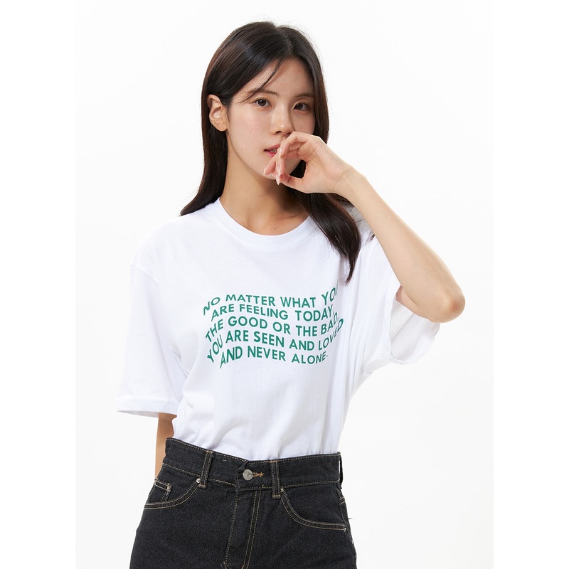 Cotton Graphic Short Sleeve Tee OS313