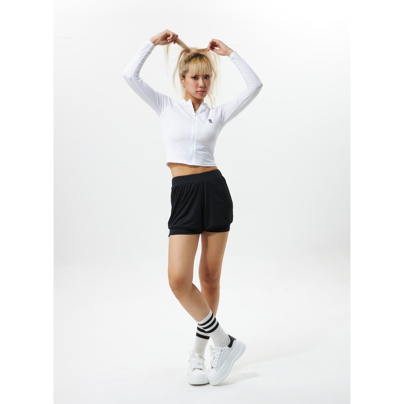 Double Layer Activewear Shorts IS322