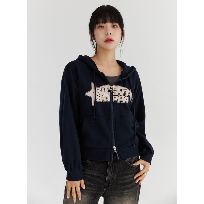 Graphic Print Hoodie Sweatshirt CS327