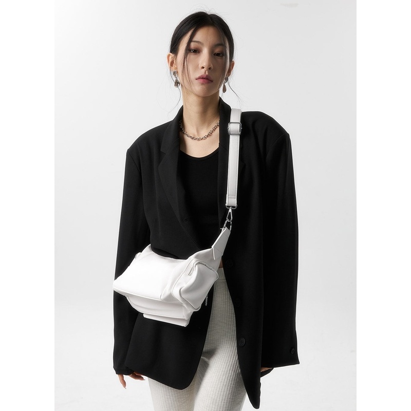 Relaxed Fit Blazer IS315|Dark beige|Dark gray|Black|M/L